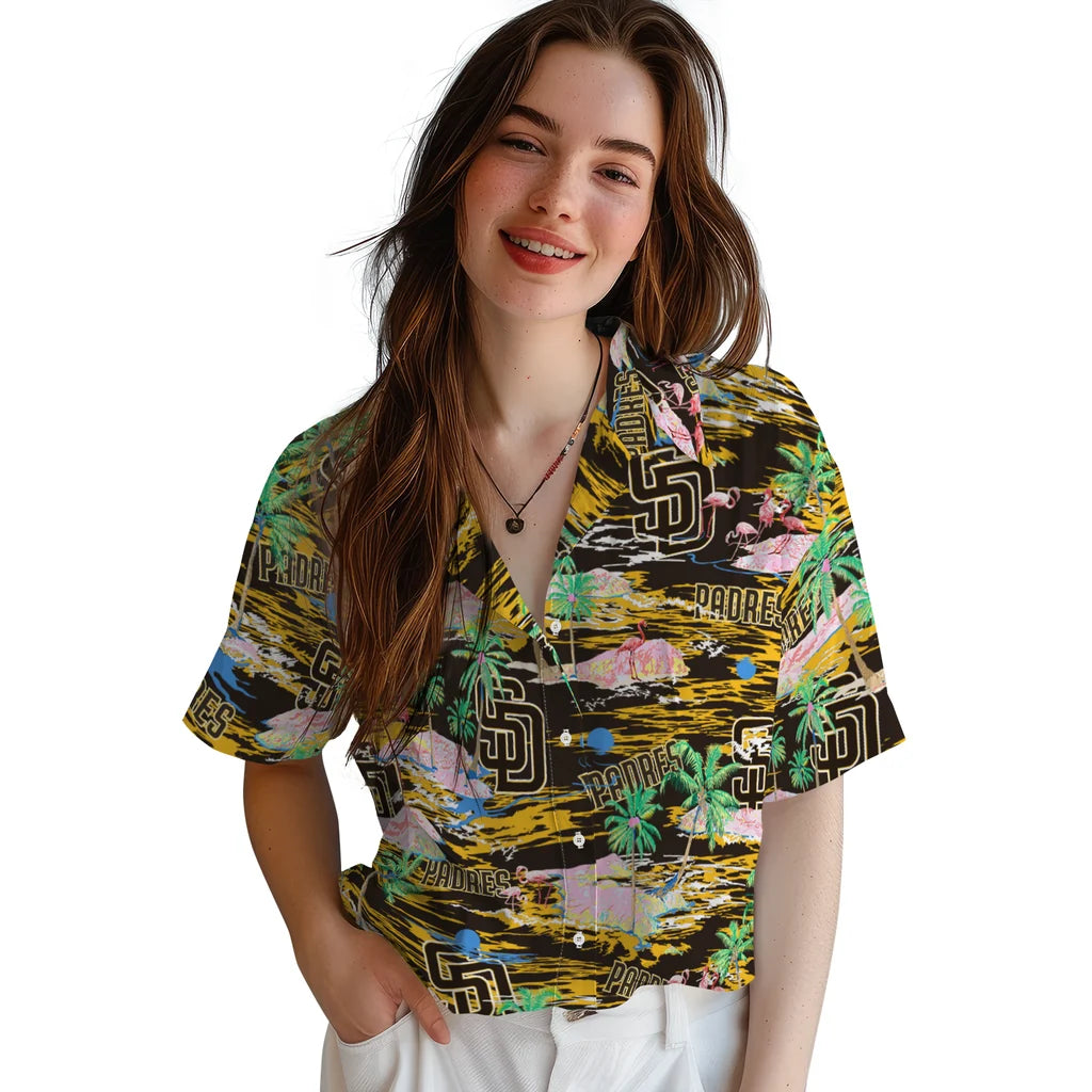 San Diego Padres Flamingo Retreat 2026 Hawaiian Shirt – Moonbestprint