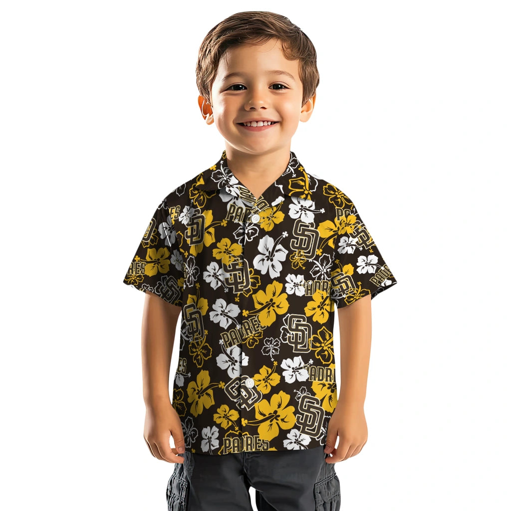 San Diego Padres Hibiscus Bloom Hawaiian Shirt – Moonbestprint