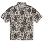San Diego Padres Hawaiian Shirt - Hibiscus Blooms | Moonbestprint