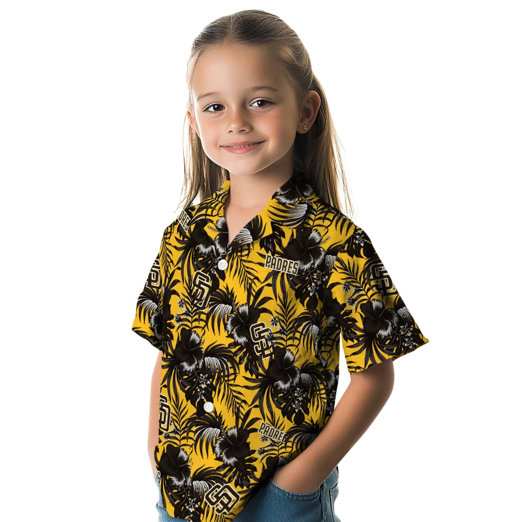San Diego Padres Hawaiian Shirt - Hibiscus Exotic | Moonbestprint