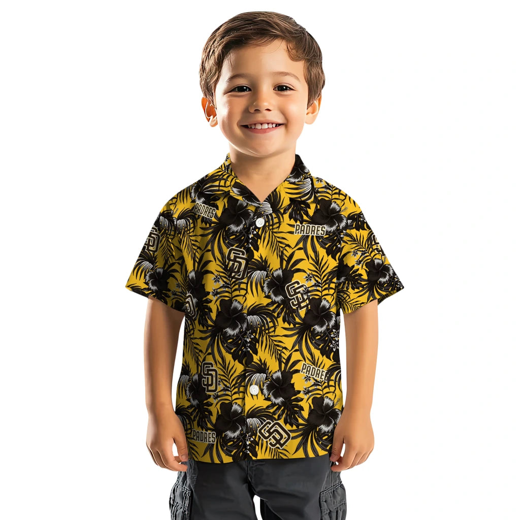 San Diego Padres Hawaiian Shirt - Hibiscus Exotic | Moonbestprint