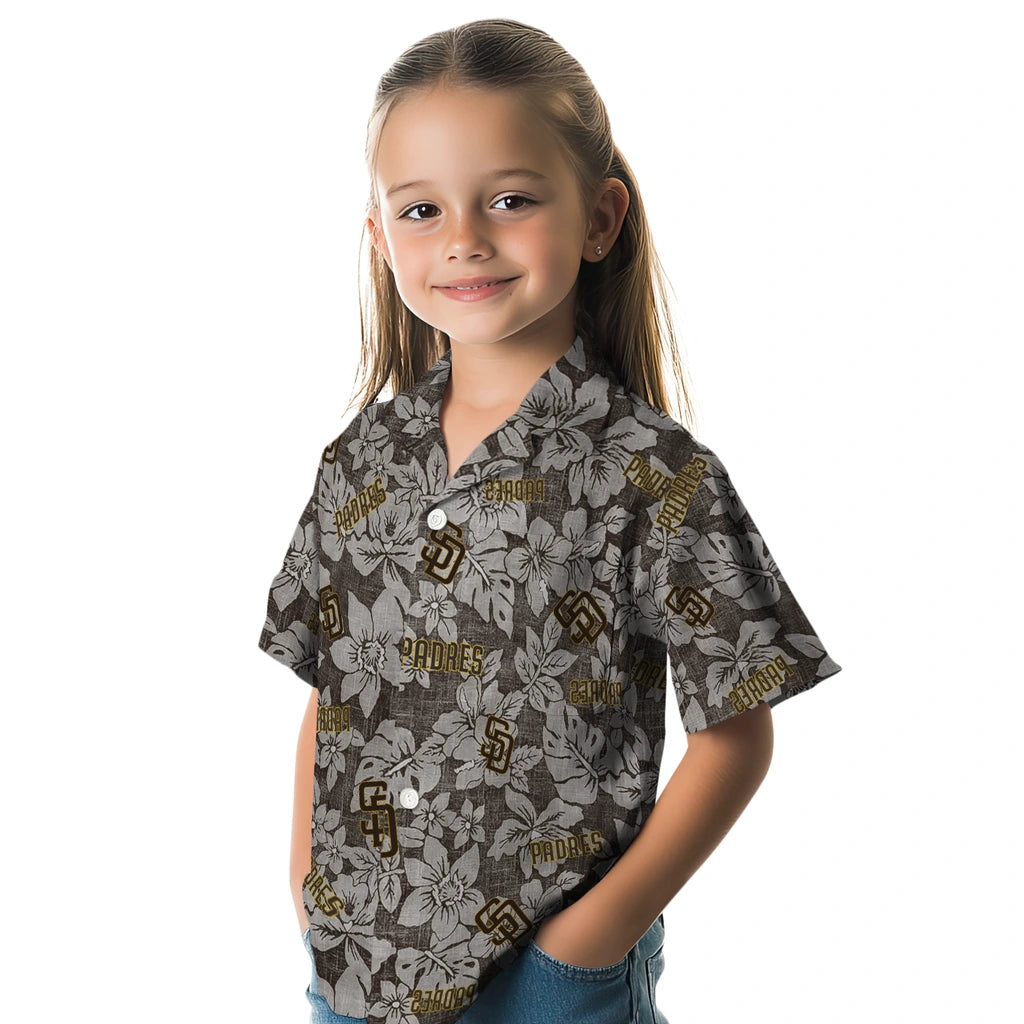San Diego Padres Hawaiian Shirt - Hibiscus Oasis | Moonbestprint