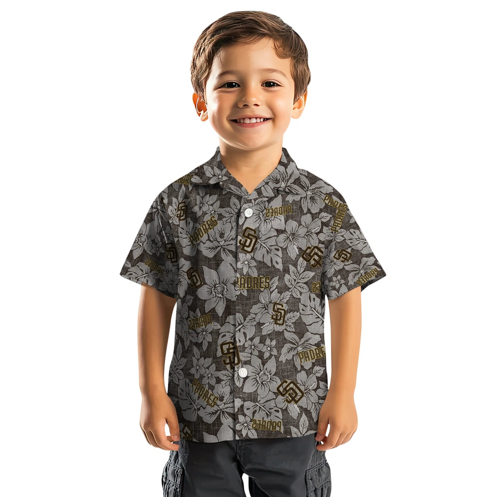 San Diego Padres Hawaiian Shirt - Hibiscus Oasis | Moonbestprint