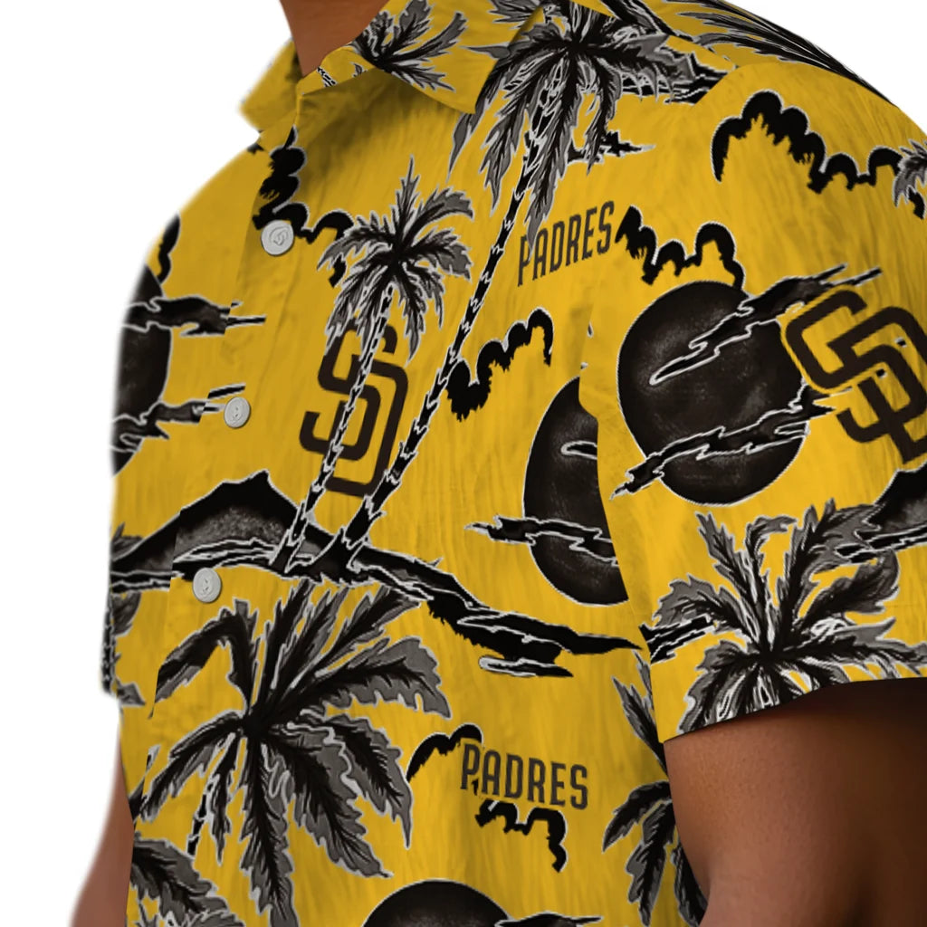 San Diego Padres Hawaiian Shirt - Palm Sunset | Moonbestprint