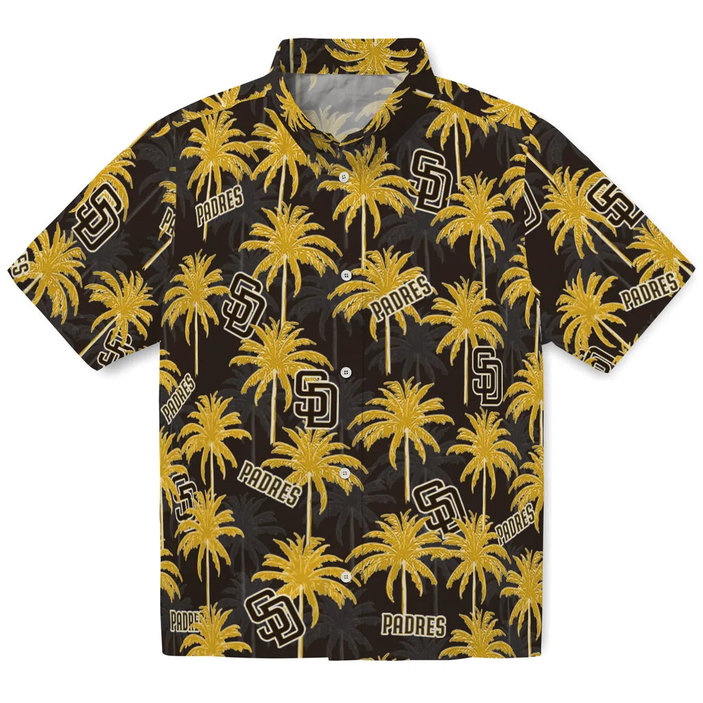 San Diego Padres Hawaiian Shirt - Palm Tree Motif | Moonbestprint