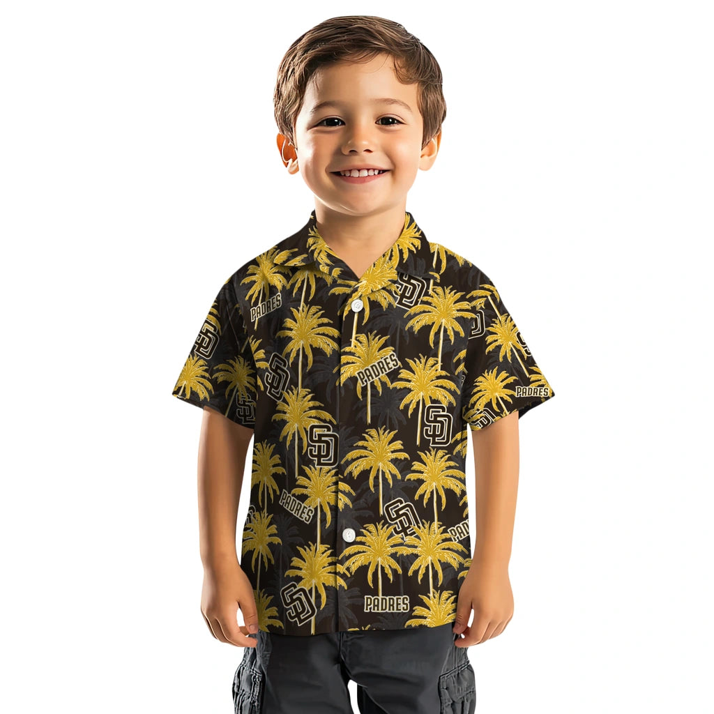 San Diego Padres Hawaiian Shirt - Palm Tree Motif | Moonbestprint