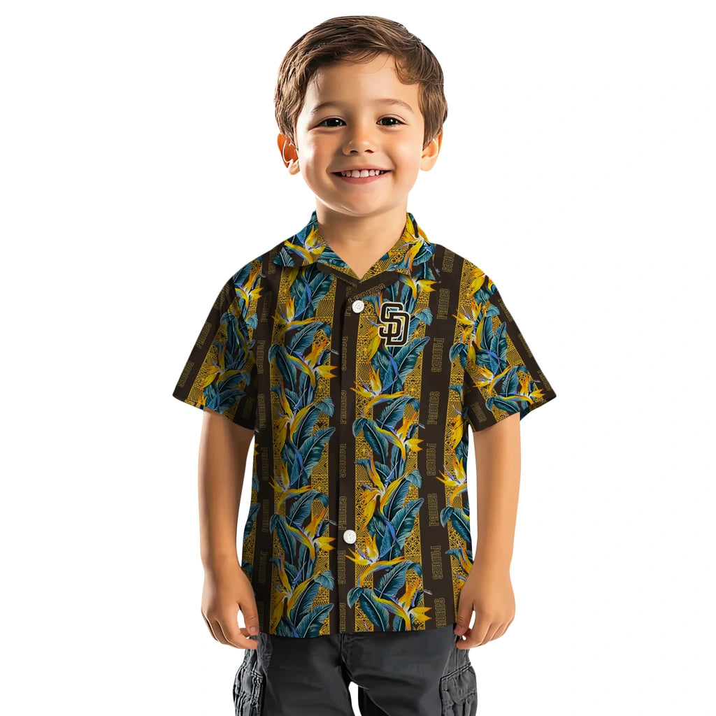 San Diego Padres Hawaiian Shirt - Paradise Vines | Moonbestprint