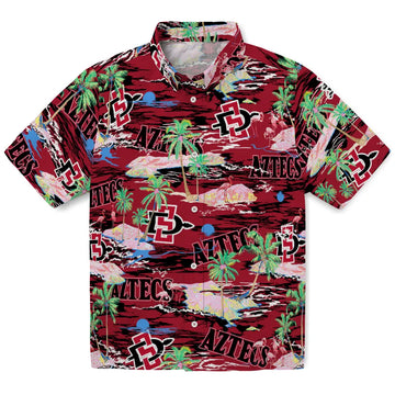 San Diego State Aztecs Flamingo Retreat 2026 Hawaiian Shirt – Moonbestprint