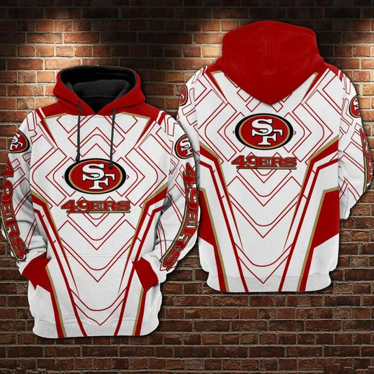 San Francisco 49ers Football NFL 3D All Over Print Hoodie -Moonbestprint
