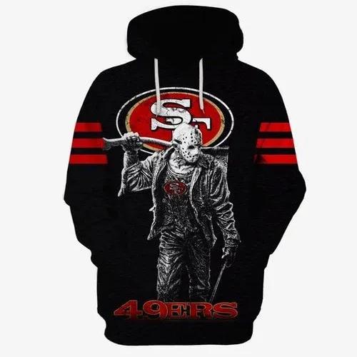 San Francisco 49ers Football The Devil NFL 3D All Over Print Hoodie -Moonbestprint