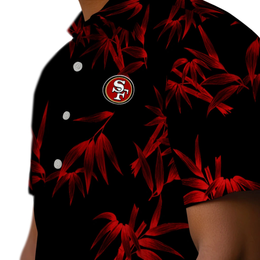 San Francisco 49ers Hawaiian Shirt - Bamboo Branches | Moonbestprint