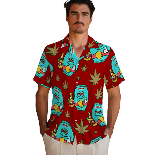 San Francisco 49ers Hawaiian Shirt - Chill Vibe | Moonbestprint