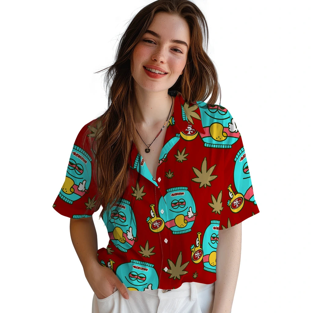 San Francisco 49ers Hawaiian Shirt - Chill Vibe | Moonbestprint
