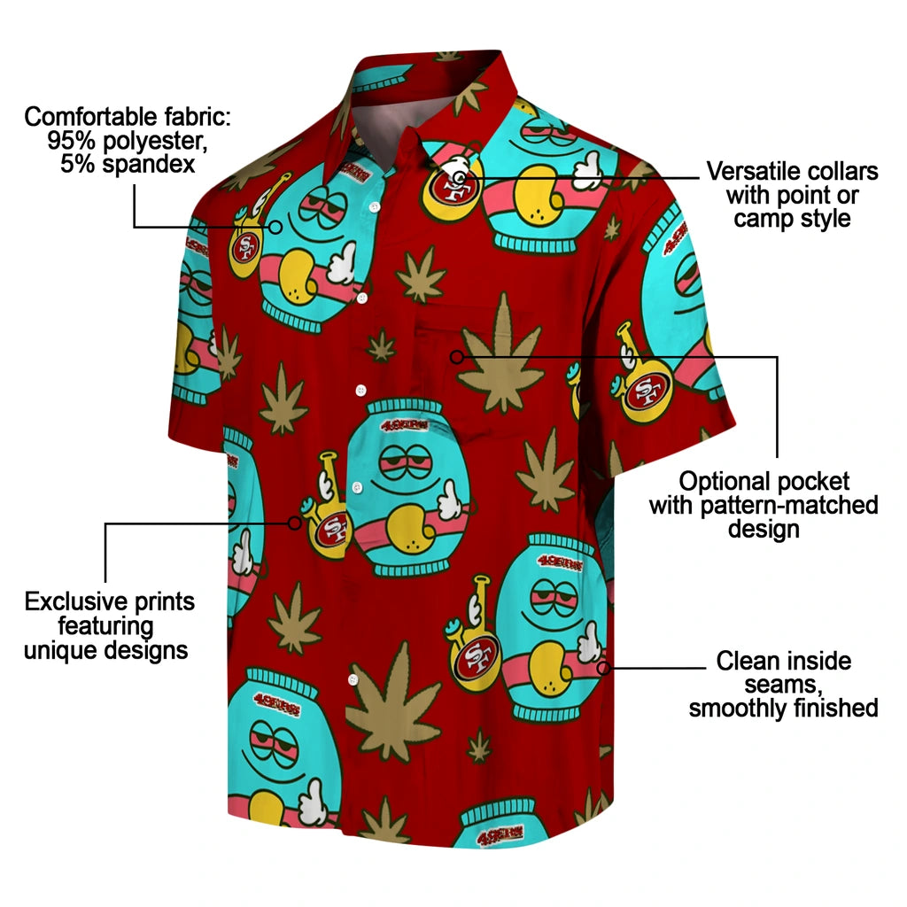 San Francisco 49ers Hawaiian Shirt - Chill Vibe | Moonbestprint
