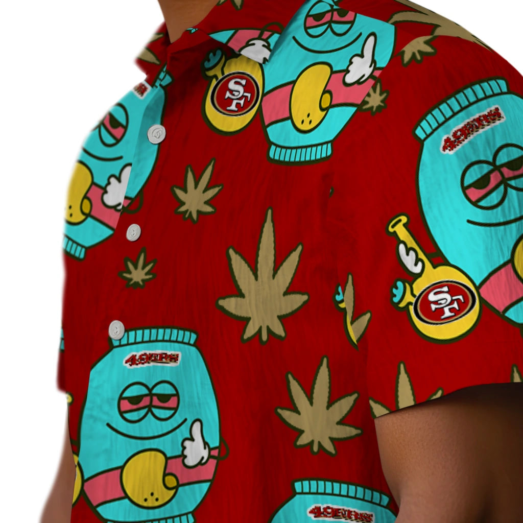 San Francisco 49ers Hawaiian Shirt - Chill Vibe | Moonbestprint
