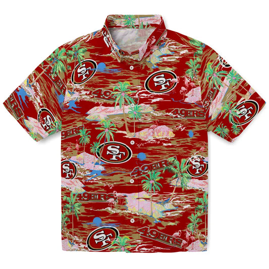 San Francisco 49ers Flamingo Retreat 2026 Hawaiian Shirt – Moonbestprint