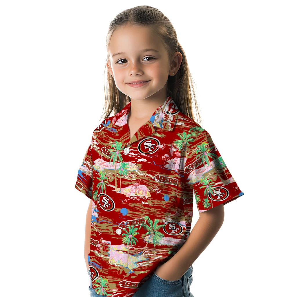 San Francisco 49ers Hawaiian Shirt - Hawaii Island | Moonbestprint