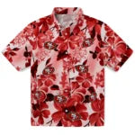 San Francisco 49ers Hawaiian Shirt - Hibiscus Arrangement | Moonbestprint