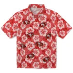San Francisco 49ers Hawaiian Shirt - Hibiscus Cluster | Moonbestprint