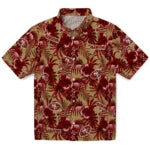 San Francisco 49ers Hawaiian Shirt - Hibiscus Exotic | Moonbestprint