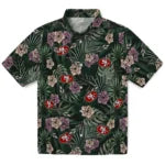 San Francisco 49ers Hawaiian Shirt - Hibiscus Leaves Pattern | Moonbestprint