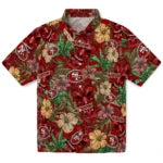 San Francisco 49ers Hawaiian Shirt - Hibiscus Tiki Jungle | Moonbestprint