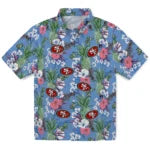 San Francisco 49ers Hawaiian Shirt - Pineapple Bouquet | Moonbestprint