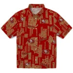 San Francisco 49ers Hawaiian Shirt - Turtle Lines | Moonbestprint