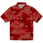 San Francisco 49ers Hawaiian Shirt - Wave Palm | Moonbestprint