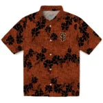 San Francisco Giants Hawaiian Shirt - 50th State Flower | Moonbestprint