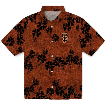 San Francisco Giants Hawaiian Shirt - 50th State Flower | Moonbestprint