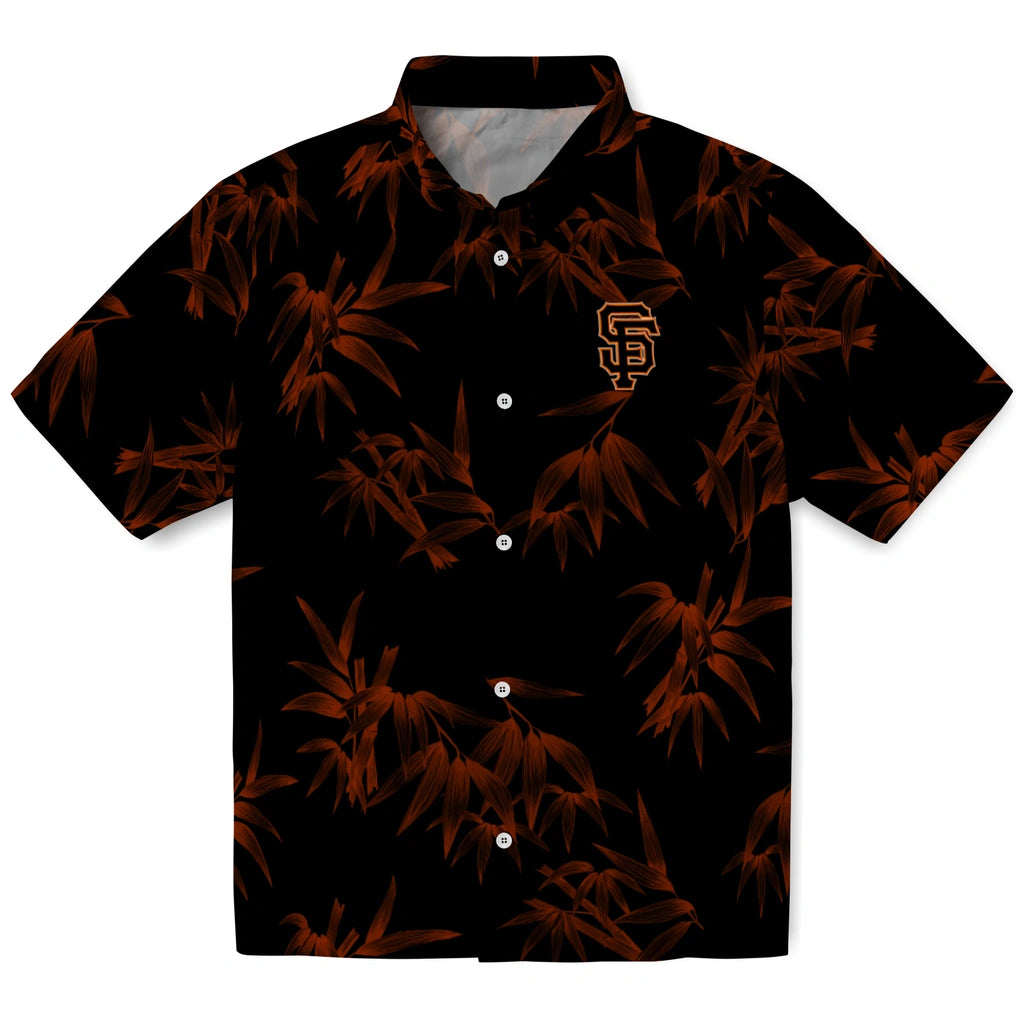 San Francisco Giants Hawaiian Shirt - Bamboo Branches | Moonbestprint