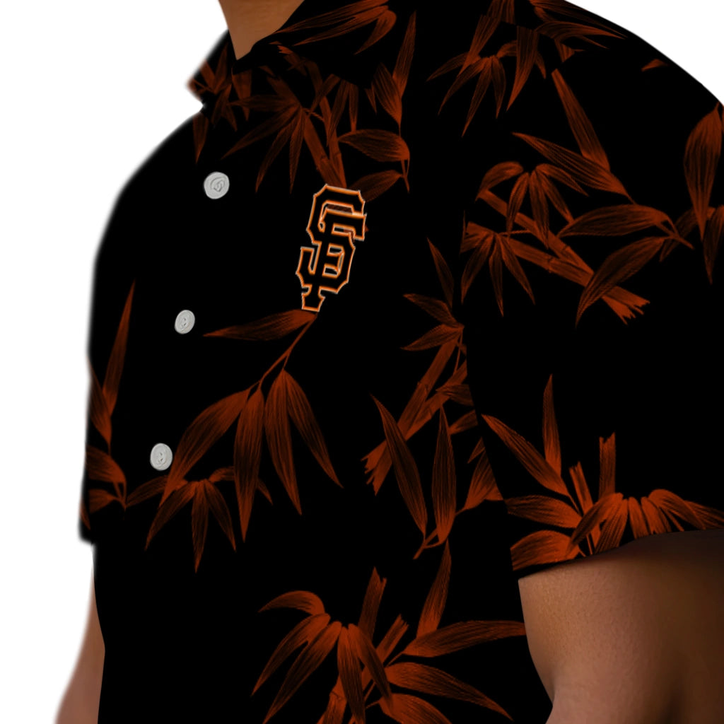 San Francisco Giants Hawaiian Shirt - Bamboo Branches | Moonbestprint