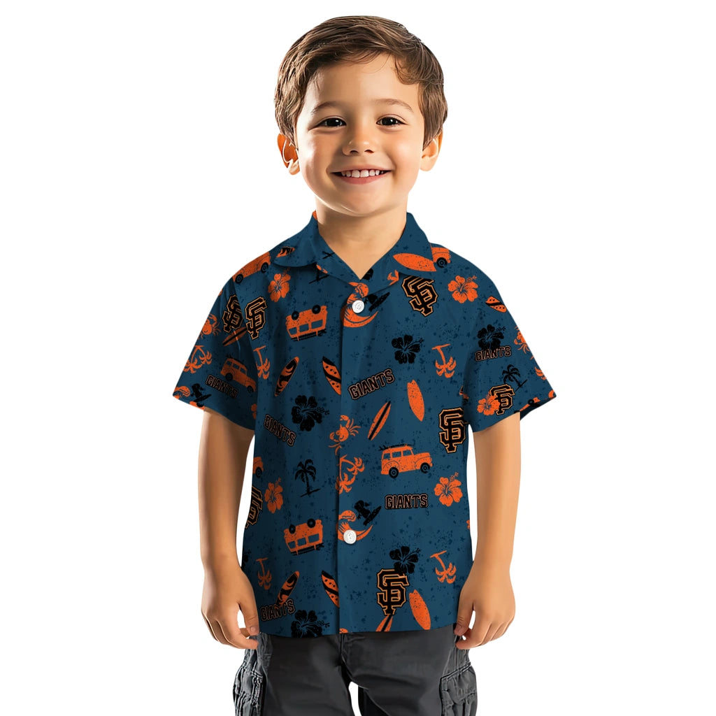 San Francisco Giants Hawaiian Shirt - Beach Vibe | Moonbestprint