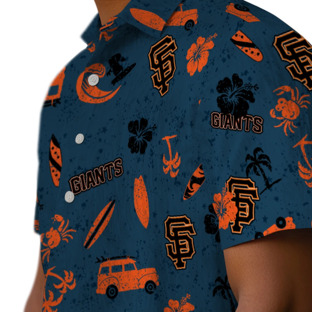 San Francisco Giants Hawaiian Shirt - Beach Vibe | Moonbestprint