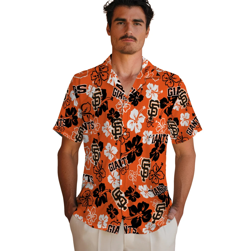 San Francisco Giants Hibiscus Bloom Hawaiian Shirt – Moonbestprint