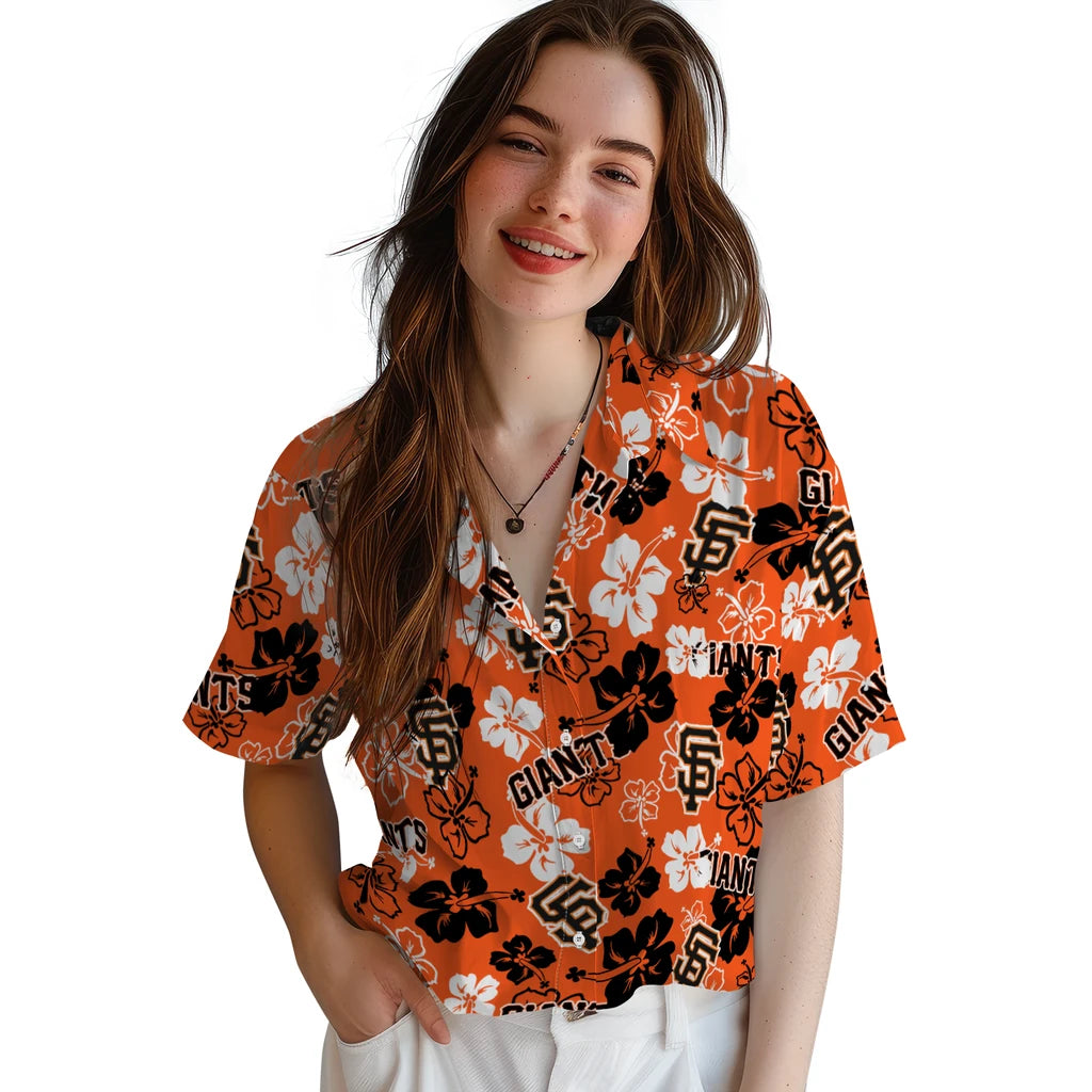 San Francisco Giants Hibiscus Bloom Hawaiian Shirt – Moonbestprint