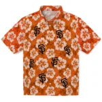 San Francisco Giants Hawaiian Shirt - Hibiscus Cluster | Moonbestprint