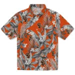 San Francisco Giants Hawaiian Shirt - Palm Leaves | Moonbestprint
