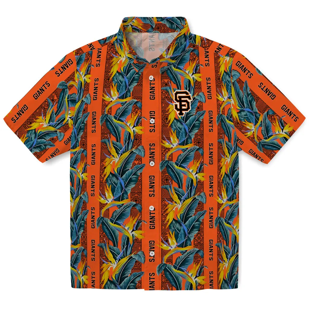 San Francisco Giants Hawaiian Shirt - Paradise Vines | Moonbestprint