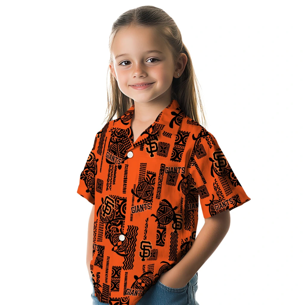 San Francisco Giants Hawaiian Shirt - Turtle Lines | Moonbestprint
