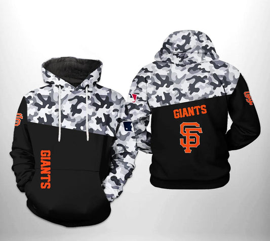 San Francisco Giants MLB Camo Veteran 3D MLB All Over Print Hoodie -Moonbestprint