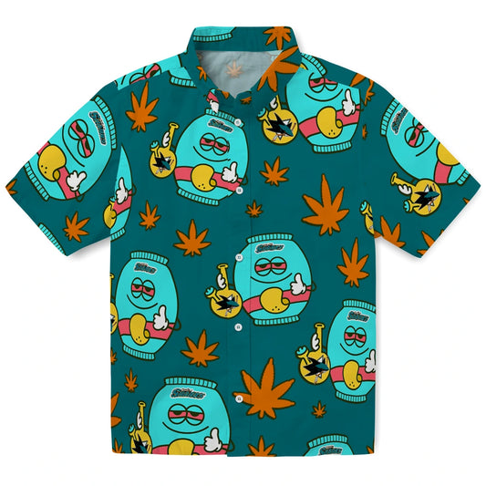 San Jose Sharks Hawaiian Shirt - Chill Vibe | Moonbestprint
