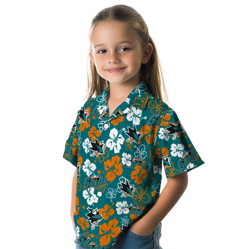 San Jose Sharks Hibiscus Bloom Hawaiian Shirt – Moonbestprint