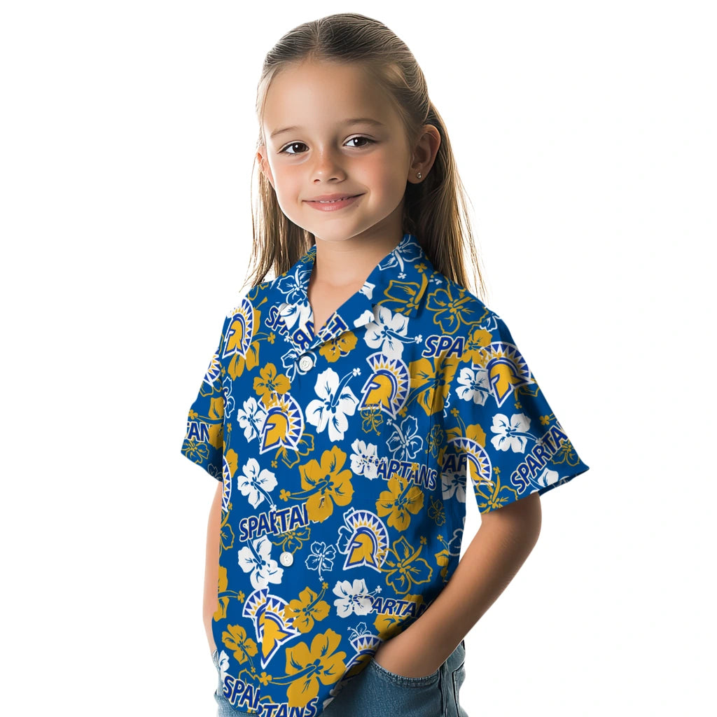 San Jose State Spartans Hibiscus Bloom Hawaiian Shirt – Moonbestprint