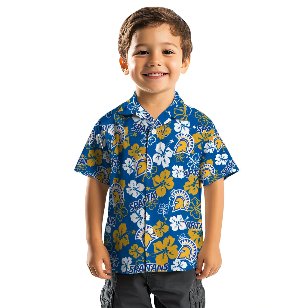 San Jose State Spartans Hibiscus Bloom Hawaiian Shirt – Moonbestprint