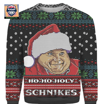 Santa Chris Farley Ho Ho Holy Schnikes Ugly 3D Christmas Sweater ? Usalast