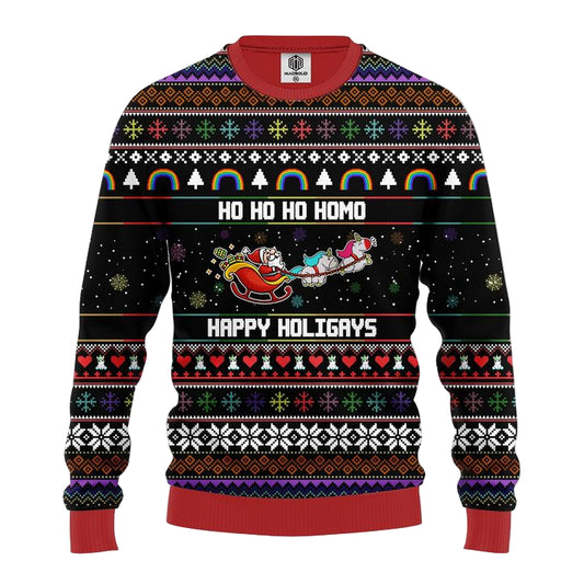Santa Claus Funny Hohoho Ugly Christmas Sweater Amazing Gift Idea Thanksgiving Gift ? Usalast