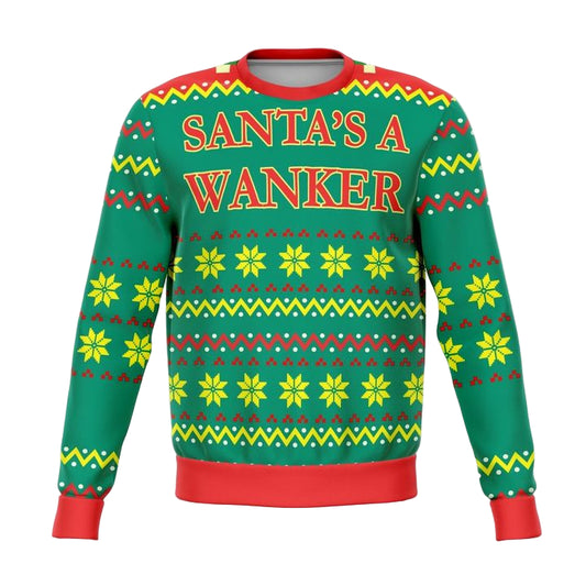 Santas Wanker Offensive Meme 2022 Design 3d Ugly Christmas Sweater ? Usalast