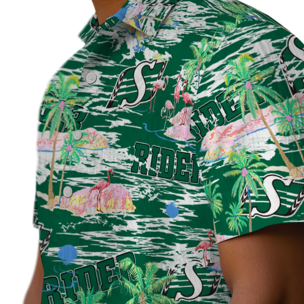 Saskatchewan Roughriders Flamingo Retreat 2026 Hawaiian Shirt – Moonbestprint